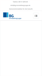 Mobile Screenshot of bg-immobiliengruppe.de