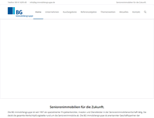 Tablet Screenshot of bg-immobiliengruppe.de